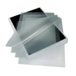 (0101CARAD/100R) YOSAN FUNDAS DE PLASTIFICAR 216X303 80 MICRAS A4 ADHESIVA CAJA 100 UD