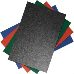(0510CGAZD/50) YOSAN TAPAS ENCUADERNACIÓN A4 CARTÓN GOFRADO 900GR AZUL PAQUETE 50 UD