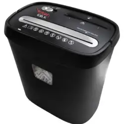 (2026D836X) YOSAN DESTRUCTORA MANUAL 836X PARTÍCULAS 4X38 MM HASTA 8 HOJAS NEGRO