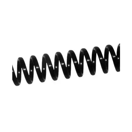 (3034ESN10) YOSAN ESPIRAL PLÁSTICO PASO 5:1 64 10MM NEGRO PACK 100 UD