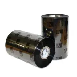 (02300BK11045) ZEBRA CINTA DE TRANSFERENCIA TÉRMICA WAX RIBBON CALIDAD CERA 110MMX450M - CAJA 12 UDS.