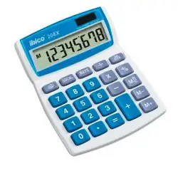 (IB410062) IBICO CALCULADORA 208 X 8 DIGITOS