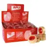 (11169) APLI CINTA ADHESIVA TRANSPARENTE ROLLO 12MM X 33M CAJA EXPOSITORA 55 UD