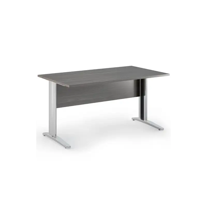 (002-3F+30511) ARTEXPORT MESA ESCRITORIO PRESTO 140 TABLERO DE 22MM RECTANGULAR CON BORDE LATERAL ANTIGOLPES FRASSINO TOSCANO