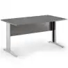 (002-3F+30511) ARTEXPORT MESA ESCRITORIO PRESTO 140 TABLERO DE 22MM RECTANGULAR CON BORDE LATERAL ANTIGOLPES FRASSINO TOSCANO