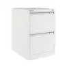 (1623D-BA5) BISLEY ARCHIVADOR METÁLICO BS1623 PREMIUM 2 CAJONES FOLIO CARPETAS COLGANTES MULTIFORMATO FONDO 62CM BLANCO
