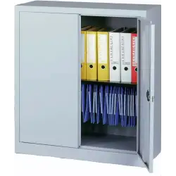 (E402A01-AV7) BISLEY ARMARIO METÁLICO MEDIO PUERTAS BATIENTES CON 1 BALDA 100X91