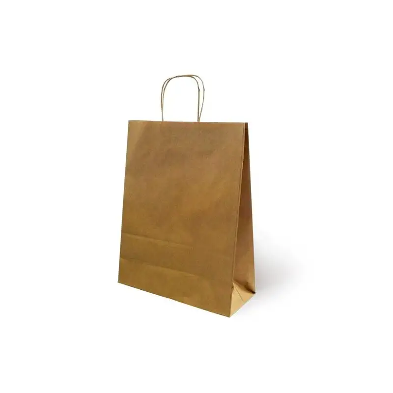(27265KT) FAMA BOLSA DE ASA RETORCIDA 125GR 15X8X21CM PAPEL KRAFT