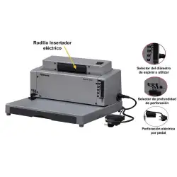 (37702) FELLOWES ENCUADERNADORA ELÉCTRICA METAL E200R -A4