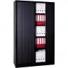 (ET410/4S-AV1) ARMARIO METÁLICO DOS PUERTAS PERSIANA CORREDERAS 100X45X198 CM (ANCHO X FONDO X ALTO) INCLUYE 4 BALDAS ACABADO...