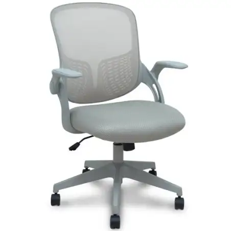 (544BGM403D40RN) PIQUERAS Y CRESPO SILLA OPTI544 GRIS RESPALDO MALLA GRIS ASIENTO 3D GRIS