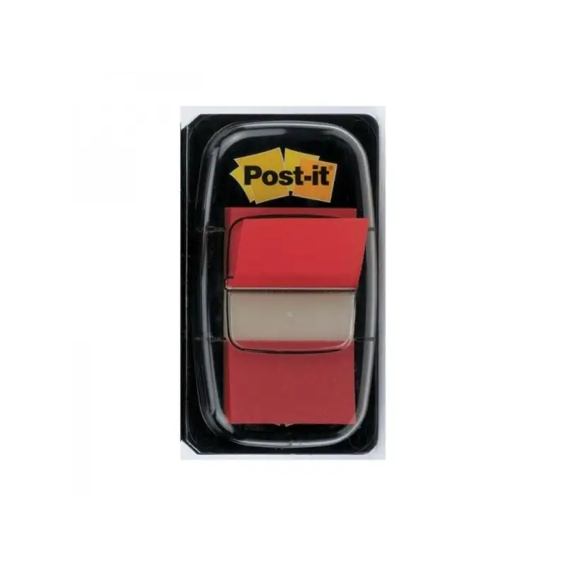 (7100089833 / 680-1) POST-IT INDEX 680 DISPENSADOR 1X50 ROJO -12U-