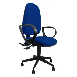 (TMCP/BRJ/EB) UNISIT SILLA ADMINISTRATIVA CP TEAM AZUL REPOSABRAZOS FIJOS