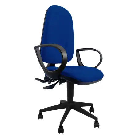 (TMCP/BRJ/EB) UNISIT SILLA ADMINISTRATIVA CP TEAM AZUL REPOSABRAZOS FIJOS