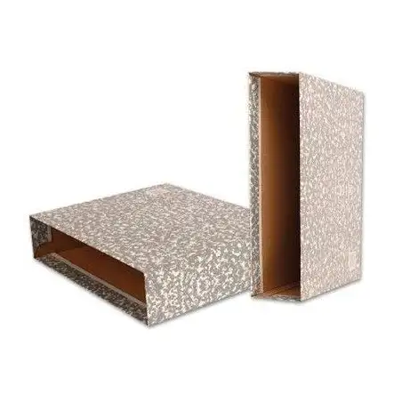(93470) UNISYSTEM CAJETÍN PARA ARCHIVADOR PALANCA CLÁSICO 65MM FOLIO CARTÓN FORRADO GRIS