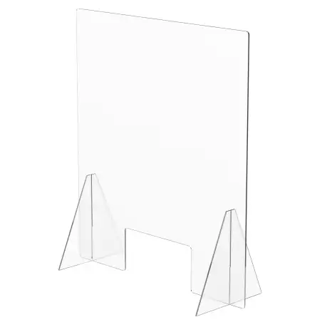 (MAMPARA) MAMPARA DE PROTECCIÓN SOBREMESA 850X750MM METACRILATO 2