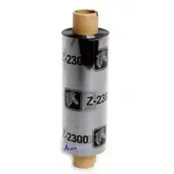(02300GS08407) ZEBRA CINTA DE TRANSFERENCIA TÉRMICA NEGRO 84MMX74M