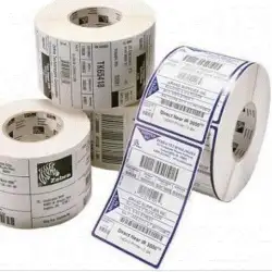 (3007205-T) ZEBRA ETIQUETAS DE TRANSFERENCIA TÉRMICAS Z-SELECT 200T DE 70X32MM DE COLOR BLANCO (CAJA 4UDS.)