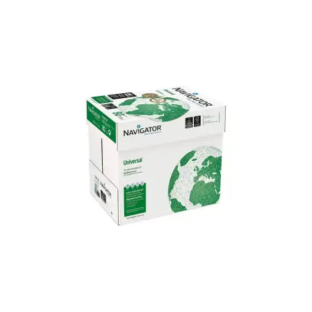 (108805) NAVIGATOR PAPEL UNIVERSAL DIN A4 80GR PAQUETE 500H BLANCO -CAJA 5 UD- *** MAS DE 7 CAJAS SE PALETIZA,  SERVICIO PUER...