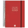(742917426) FINOCAM AGENDA ESPIRAL OPAQUE E10-155X212MM 1DP TAPA PP BURDEOS 2026