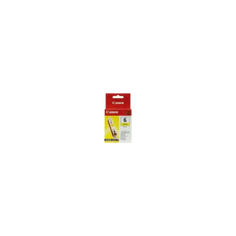 (4708A002) CANON TINTA AMARILLO PHOTO BCI 6E Y 13ML S- 800 820 820D 930D 9000 865 905D 950 965 990 6500 9100 9950 IP- 3000 40...