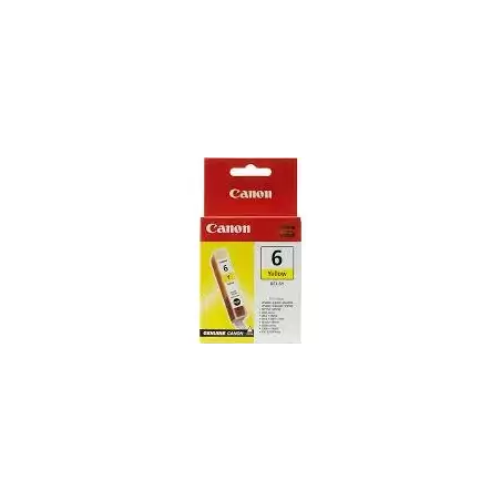 (4708A002) CANON TINTA AMARILLO PHOTO BCI 6E Y 13ML S- 800 820 820D 930D 9000 865 905D 950 965 990 6500 9100 9950 IP- 3000 40...
