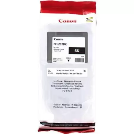 (8789B001AA) CANON TINTA NEGRO IPF 680/685/780/785 - PFI 207BK