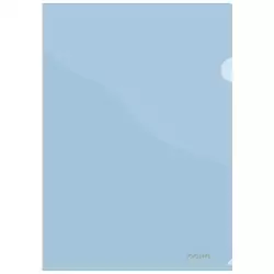 (90419) DOHE DOSSIER UÑERO PP A4 AZUL BOLSA -8U-
