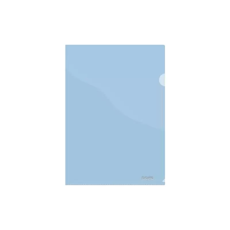 (90419) DOHE DOSSIER UÑERO PP A4 AZUL BOLSA -8U-