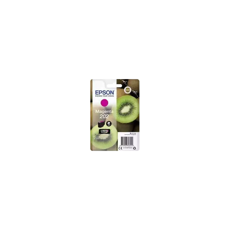 (C13T02F34010) EPSON SINGLEPACK MAGENTA 202 CLARIA PREMIUM INK
