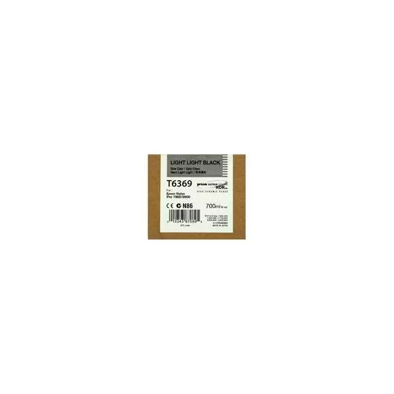 (C13T636900) EPSON GF STYLUS PHOTO 7900/9900 CARTUCHO GRIS CLARO