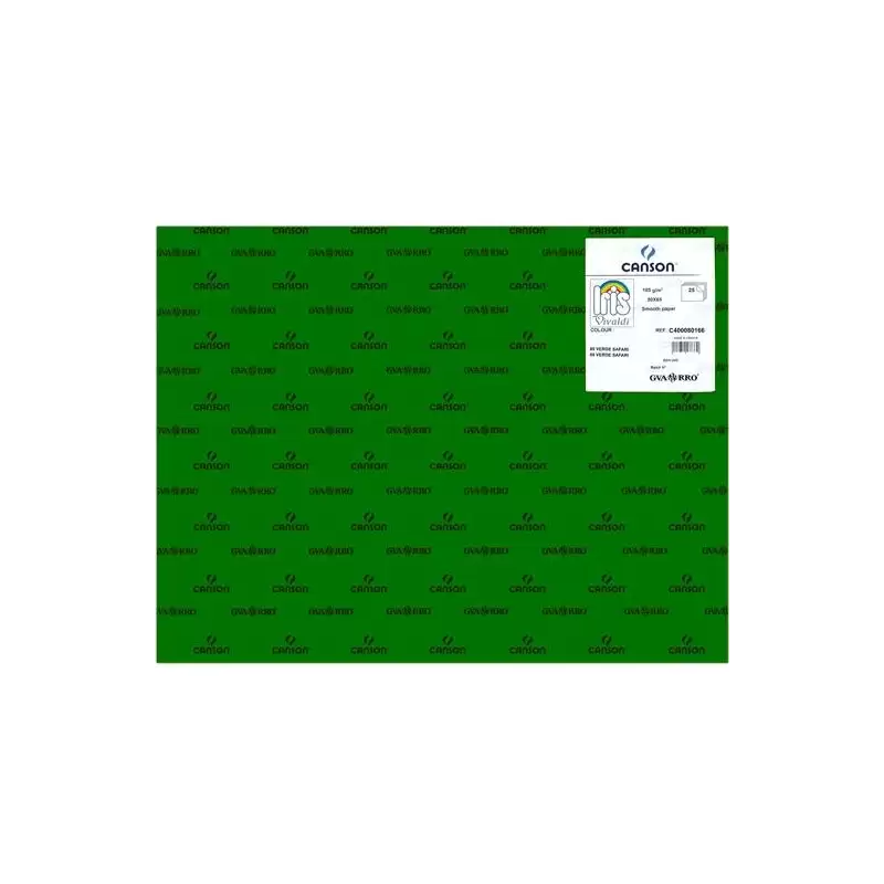(C400080166) IRIS CARTULINA 50X65CM 185GR VERDE SAFARI -25U-