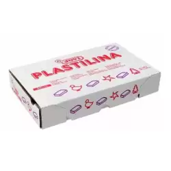 (7012) JOVI PLASTILINA SCHOOL PASTILLA 50GR AZUL CLARO CAJA 30 UD