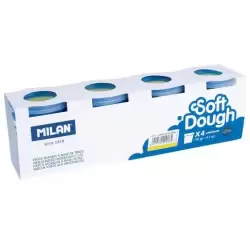 (9135112004) MILAN PASTA BLANDA SOFT DOUGH BOTE 116GR AMARILLO CAJA 4 UD