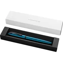 (400198408) PELIKAN PLUMA ESTILOGRÁFICA JAZZ NOBLE ELEGANCE M TINTA AZUL COLOR AGUAMARINA ESTUCHE DE REGALO