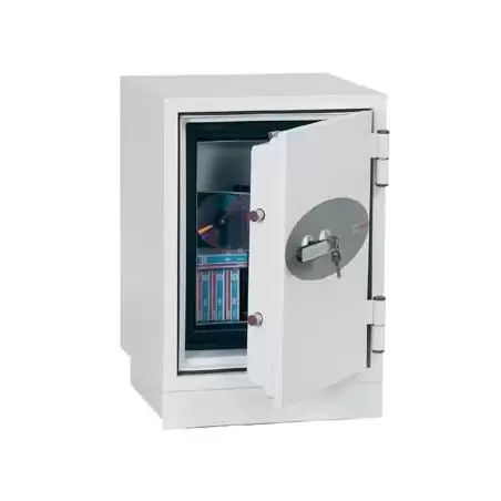 (DS2002E) PHOENIX CAJA DE SEGURIDAD IGNIFUGA DATACARE 600X470X470MM 18L CERRADURA ELECTRÓNICA BLANCO