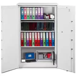 (FS1914E) PHOENIX ARMARIO DE SEGURIDAD IGNIFUGO FIRE COMMANDER 1685X1125X650MM 626L CERRADURA ELECTRÓNICA BLANCO