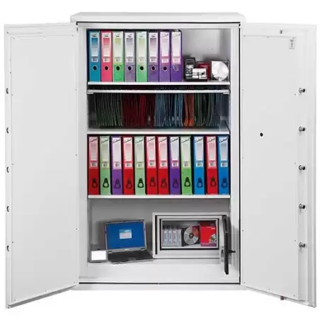 (FS1914E) PHOENIX ARMARIO DE SEGURIDAD IGNIFUGO FIRE COMMANDER 1685X1125X650MM 626L CERRADURA ELECTRÓNICA BLANCO