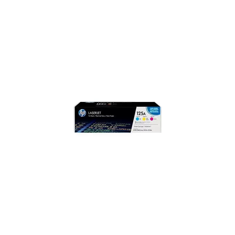 (CF373AM) HP TONER LASER TRICOLOR 125A PACK 3 (CB541-CB542-CB543)