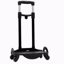 (T963-878) TOYBAGS CARRO TROLLEY DE 4 RUEDAS GIRATORIAS MULTIDIRECCIONALES 32X42CM/87X20CM