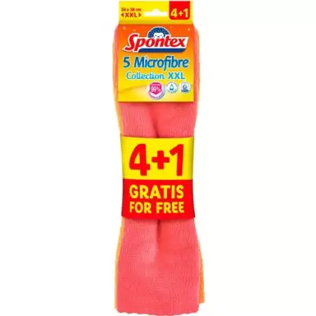 (12670) BAYETAS SPONTEX MICROTECH 40X38CM C/SURTIDOS -PACK 3+1U-