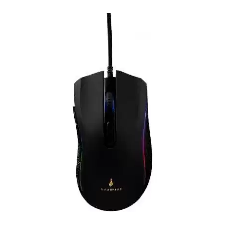 (48815) VERBATIM RATÓN GAMING SUREFIRE HAWK CLAW CABLE USB 6400DPI DIESTROS 7 BOTONES PROGRAMABLES ILUMINACIÓN RGB LED NEGRO