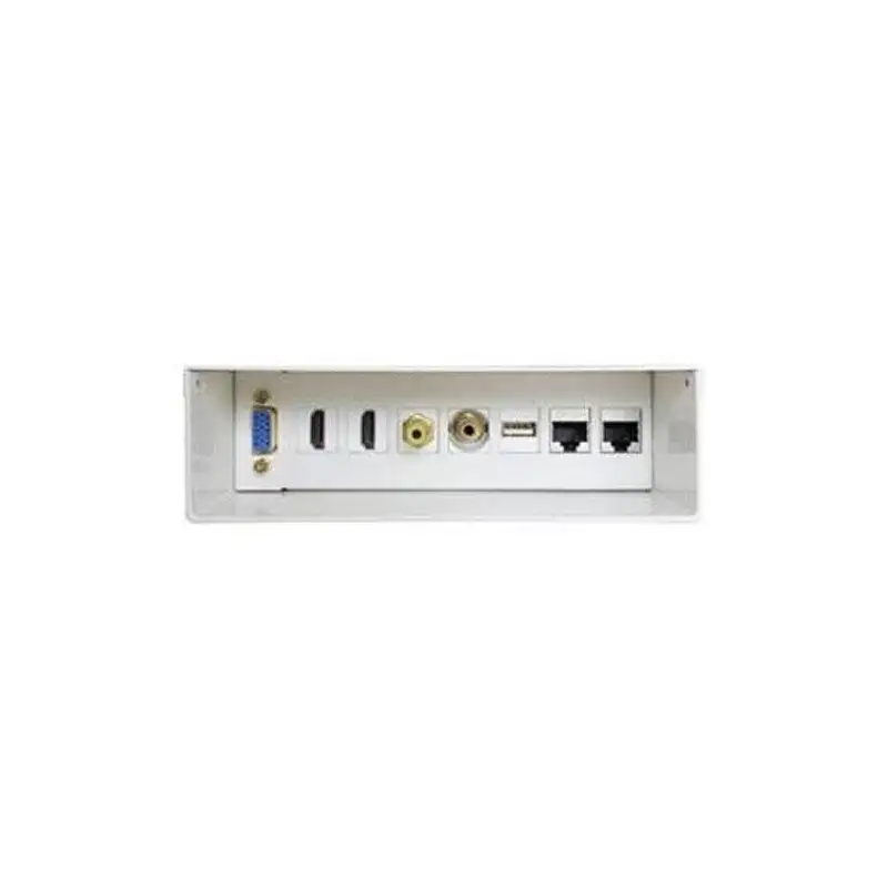 (A127-0340) AISENS CAJA DE CONEXIONES VGA - 2 HDMI - JACK 3.5 - RCA - 1 USB - 2 RJ45