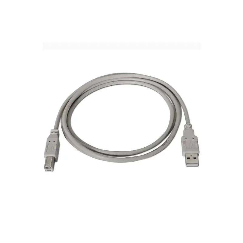 (A101-0001) AISENS CABLE USB 2.0 IMPRESORA TIPO A/M - B/M BEIGE 1