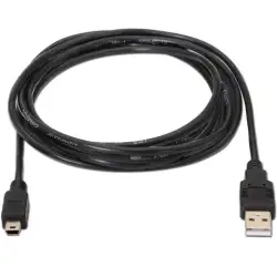 (A101-0024) AISENS CABLE USB 2.0 TIPO A/M - MINI B/M NEGRO 1