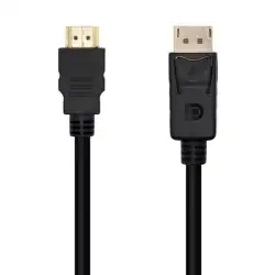 (A125-0460) AISENS CABLE CONVERSOR DISPLAYPORT A HDMI DP/M - HDMI/M NEGRO 3