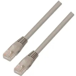 (A135-0234) AISENS CABLE DE RED LATIGUILLO RJ45 CAT.6 UTP AWG24 GRIS 10M