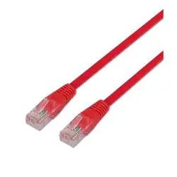 (A135-0237) AISENS CABLE DE RED LATIGUILLO RJ45 CAT.6 UTP AWG24 ROJO 0