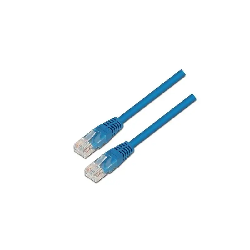 (A135-0242) AISENS CABLE DE RED LATIGUILLO RJ45 CAT.6 UTP AWG24 AZUL 1