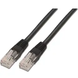 (A135-0258) AISENS CABLE DE RED LATIGUILLO RJ45 CAT.6 UTP AWG24 NEGRO 1